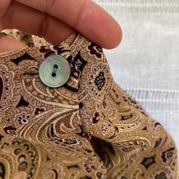 Charter Club paisley wrap mini skirt. - Picture 5 of 13